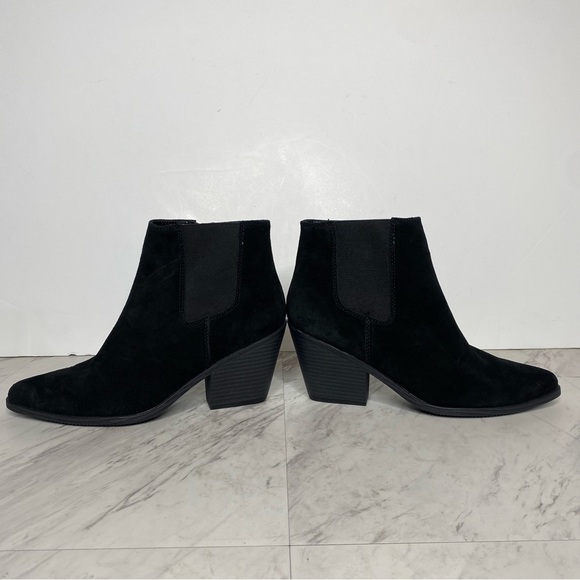 Blondo Nanite Black Suede Waterproof Bootie 8 1/2 - Picture 7 of 14